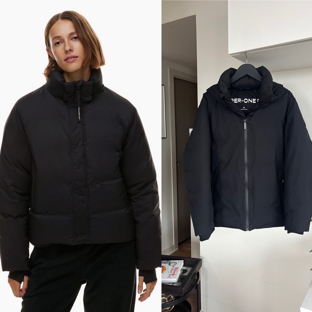 Aritzia Super Puff One-Puff Black Jacket Size S